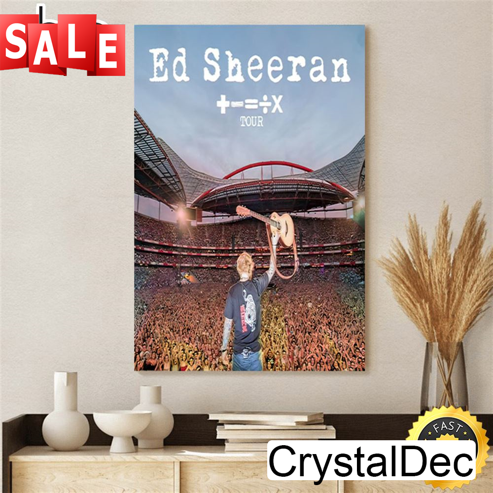 Ed Sheeran Concert In Las Vegas Poster Canvas.jpg