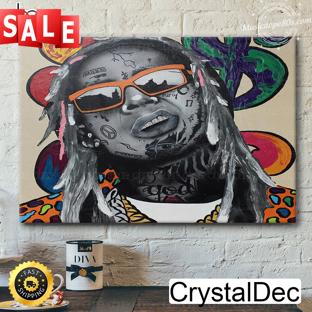 Lil Wayne Pop Art Hiphop Rapper Poster Canvas.jpg