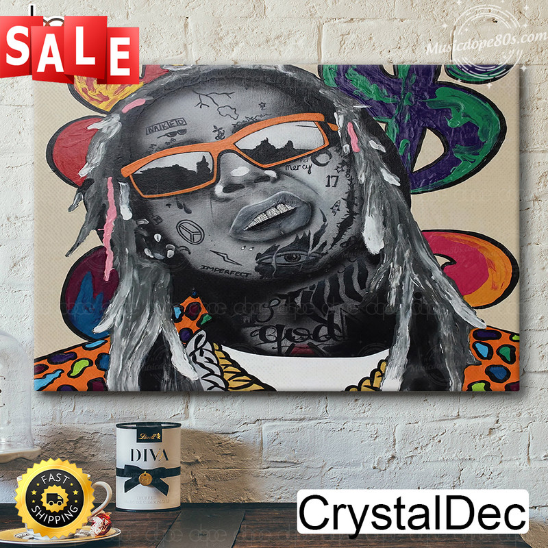 Lil Wayne Pop Art Hiphop Rapper Poster Canvas.jpg