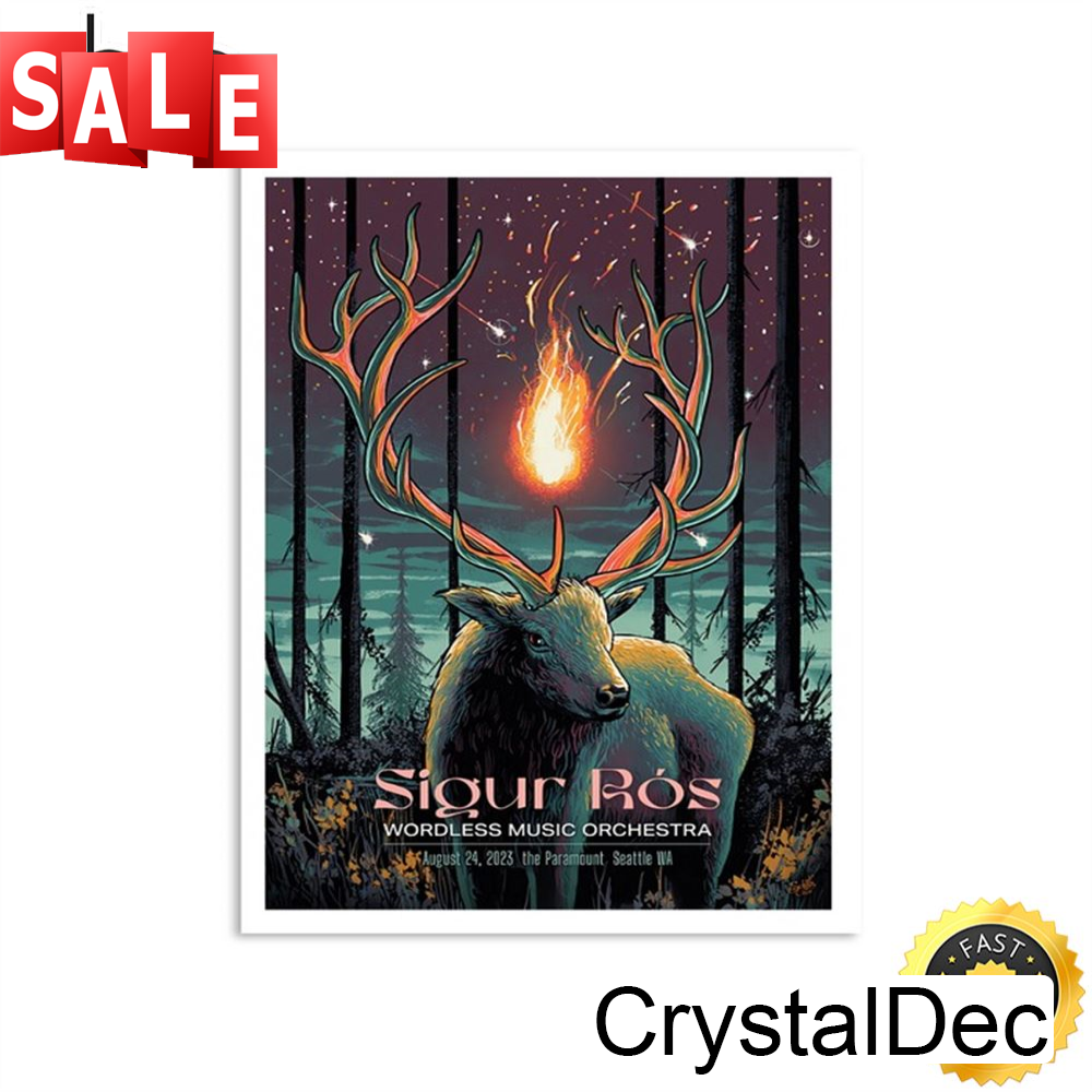 Sigur Ros Tour 2023 Seattle, WA Poster Canvas.jpg