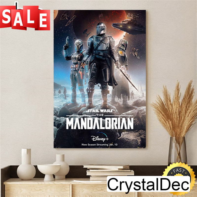 The Mandalorian Season 3 fan art Poster Canvas.jpg