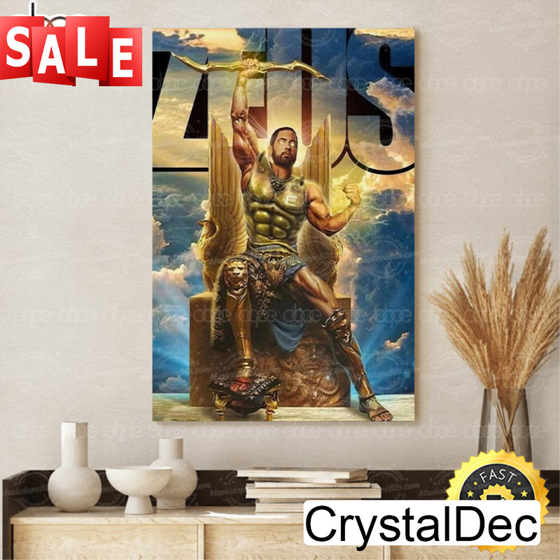 Eminem I am referred to as Zeus Canvas Painting.jpg