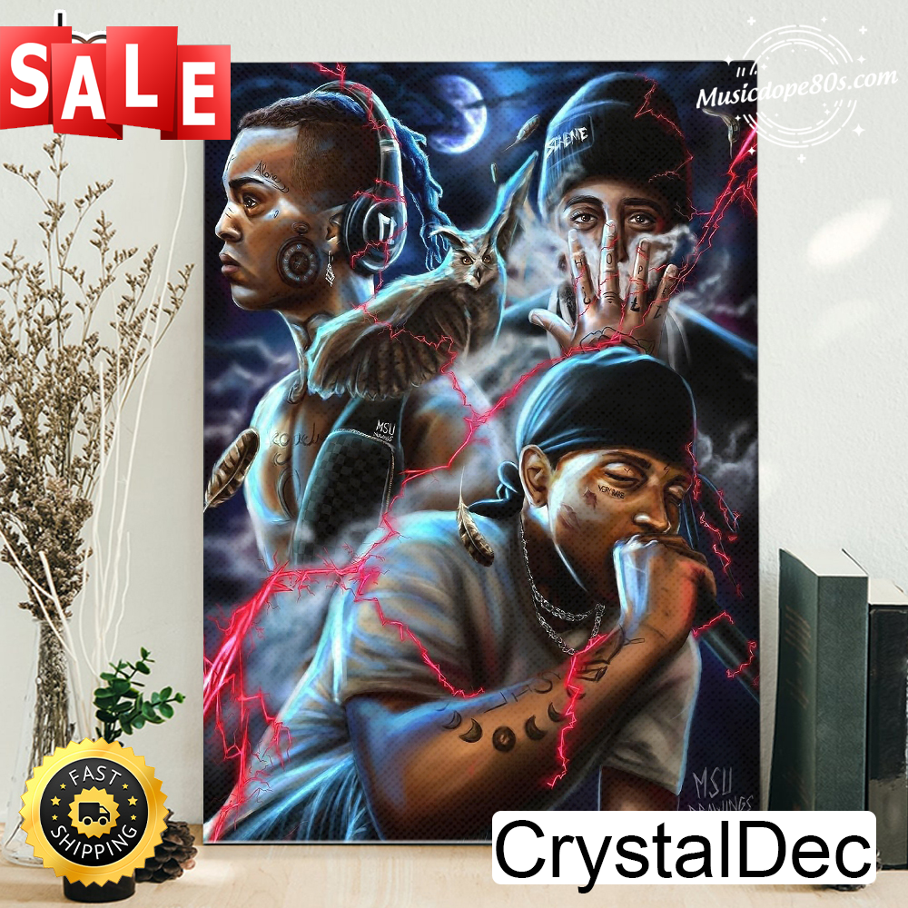 Rappers Russian Art Ski And Juice Poster Canvas.jpg