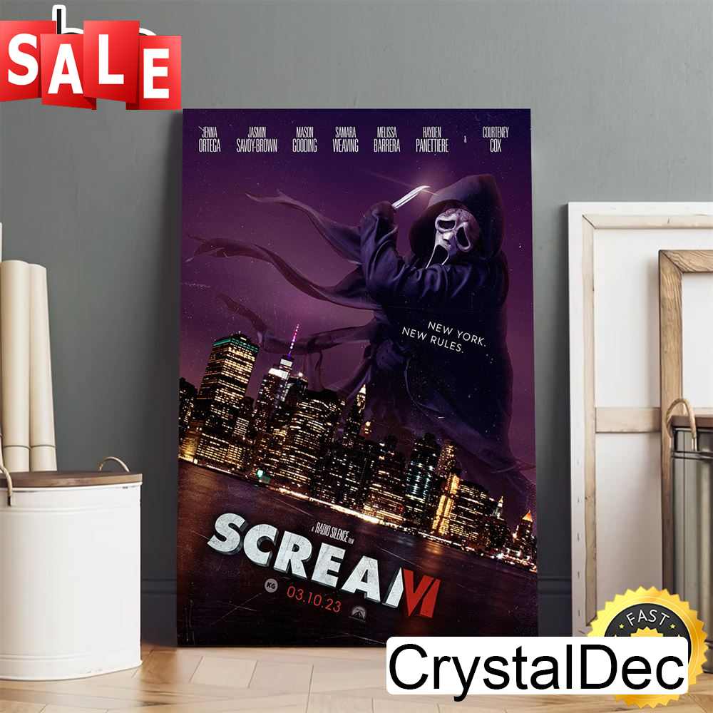 Scream VI 2023 New York New Rules Poster Canvas.jpg