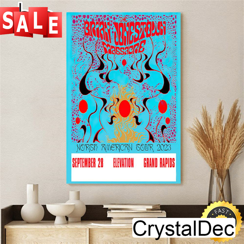 The Brian Jonestown Massacre 2023 Poster Canvas.jpg