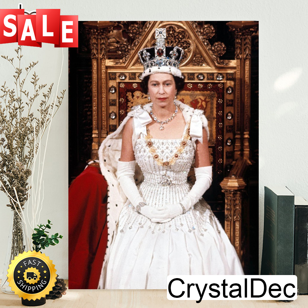 RIP Her Majesty Queen Elizabeth II Canvas Poster.png