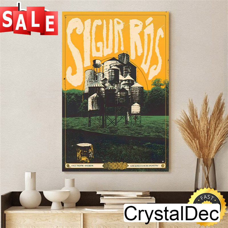 Sigur Rós Brooklyn August 18, 2023 Poster Canvas.jpg