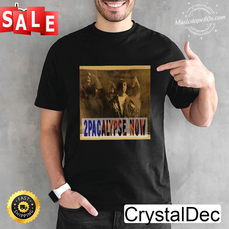 Tupac Shakur 2Pacalypse Now Black Unisex T-shirt.jpg