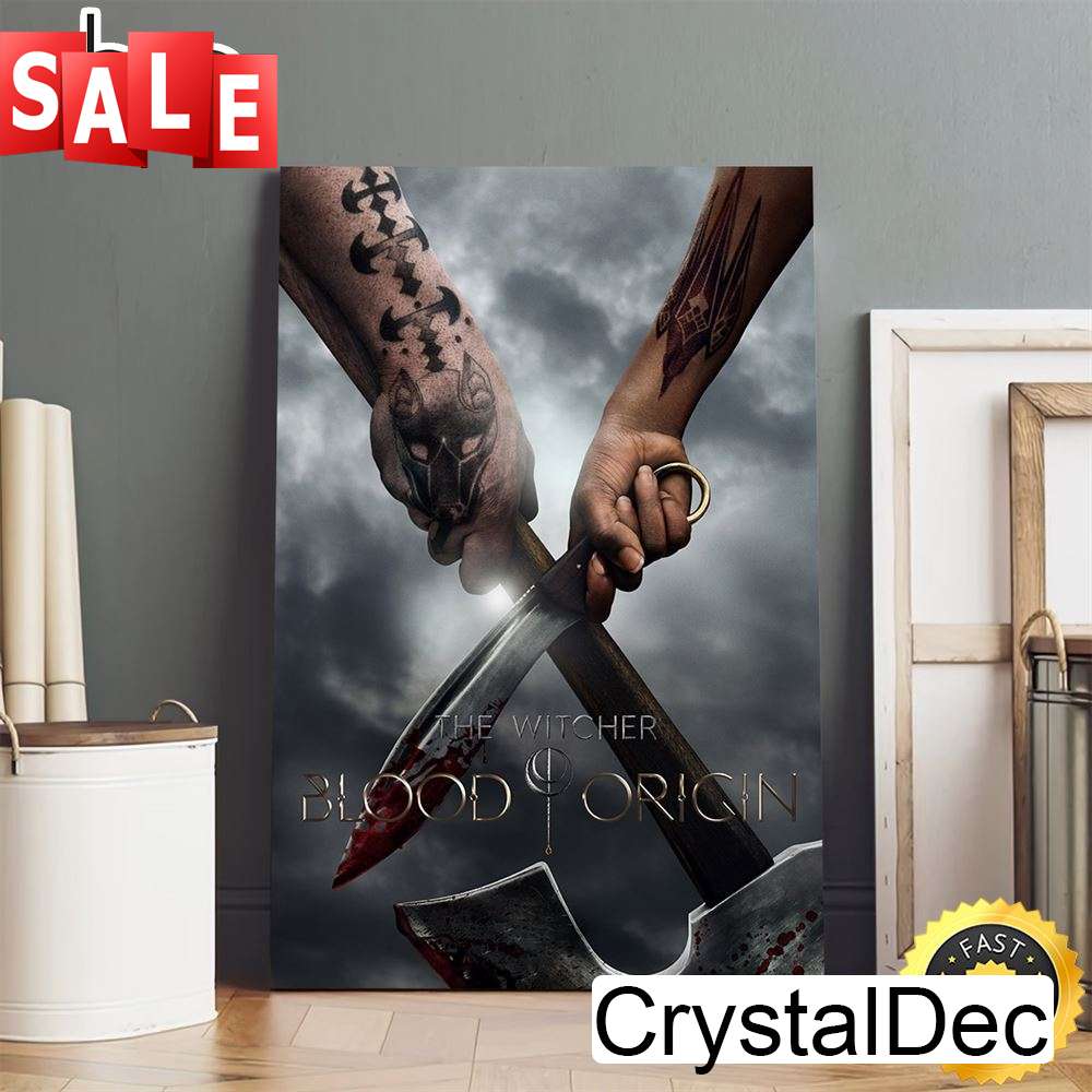 The Witcher Blood Origin Movie 2023 Poster Canvas.jpg