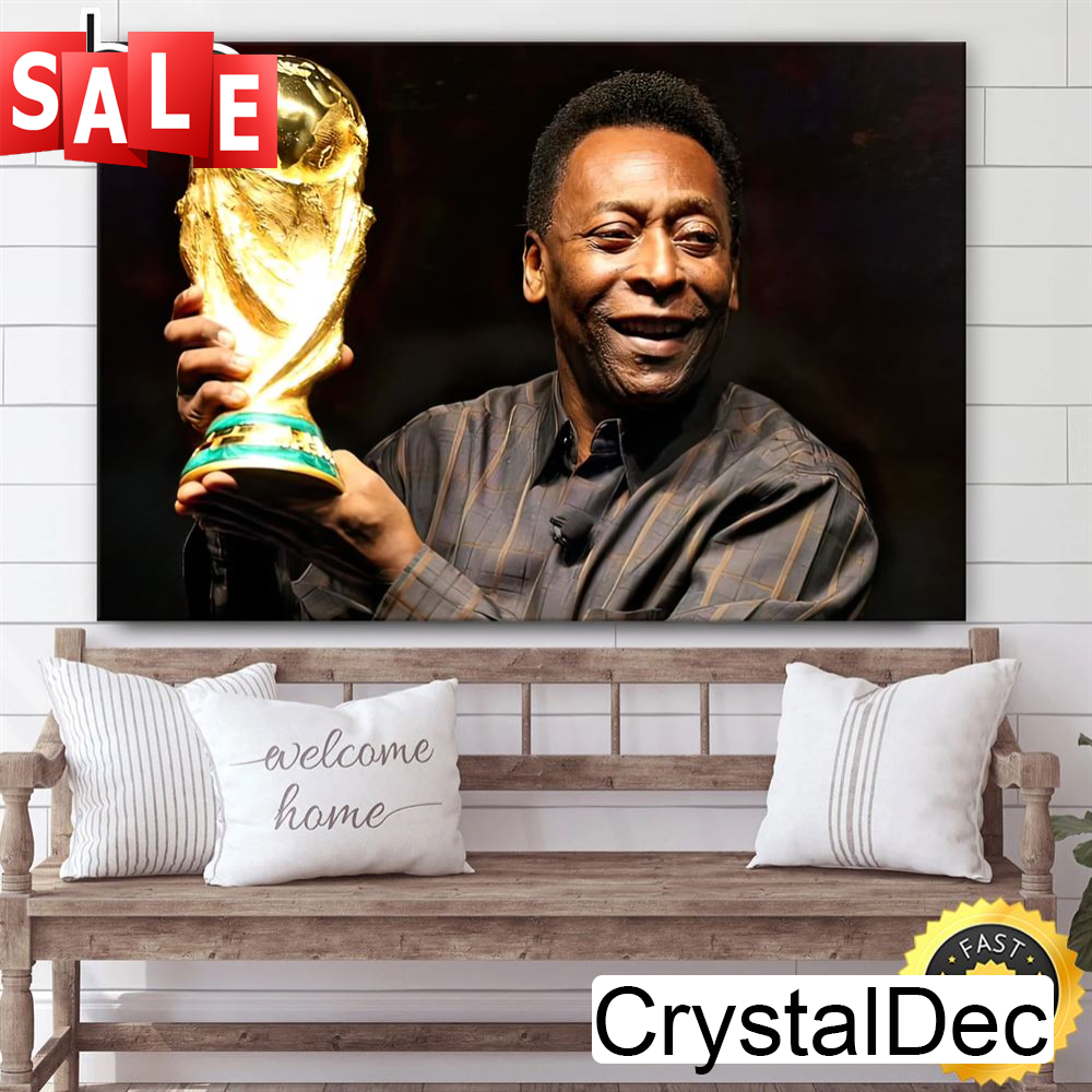 Rip Pele Legend Soccer Brazil Soccer Poster Canvas.jpg