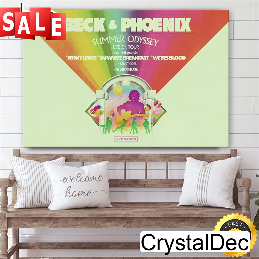 Beck And Phoenix Plan 2023 Tour Dates Poster Canvas.jpg