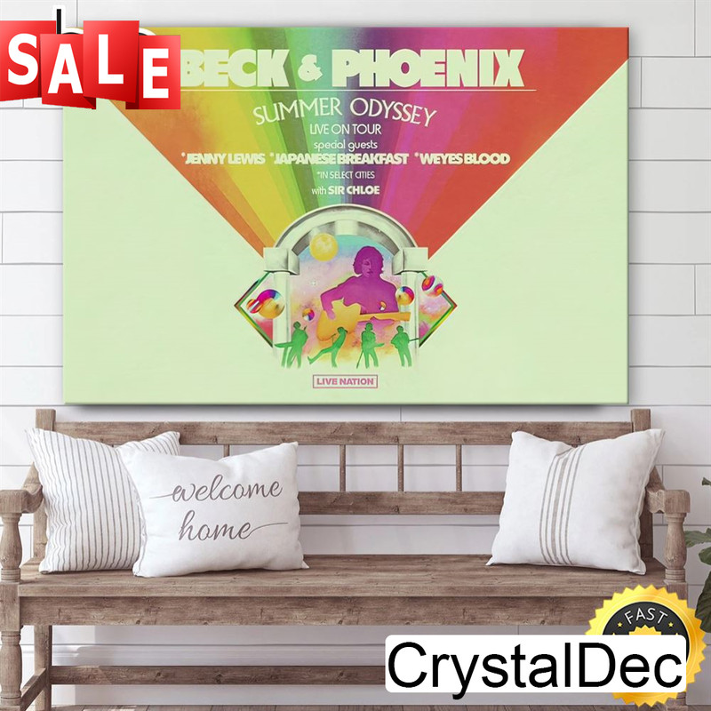 Beck And Phoenix Plan 2023 Tour Dates Poster Canvas.jpg