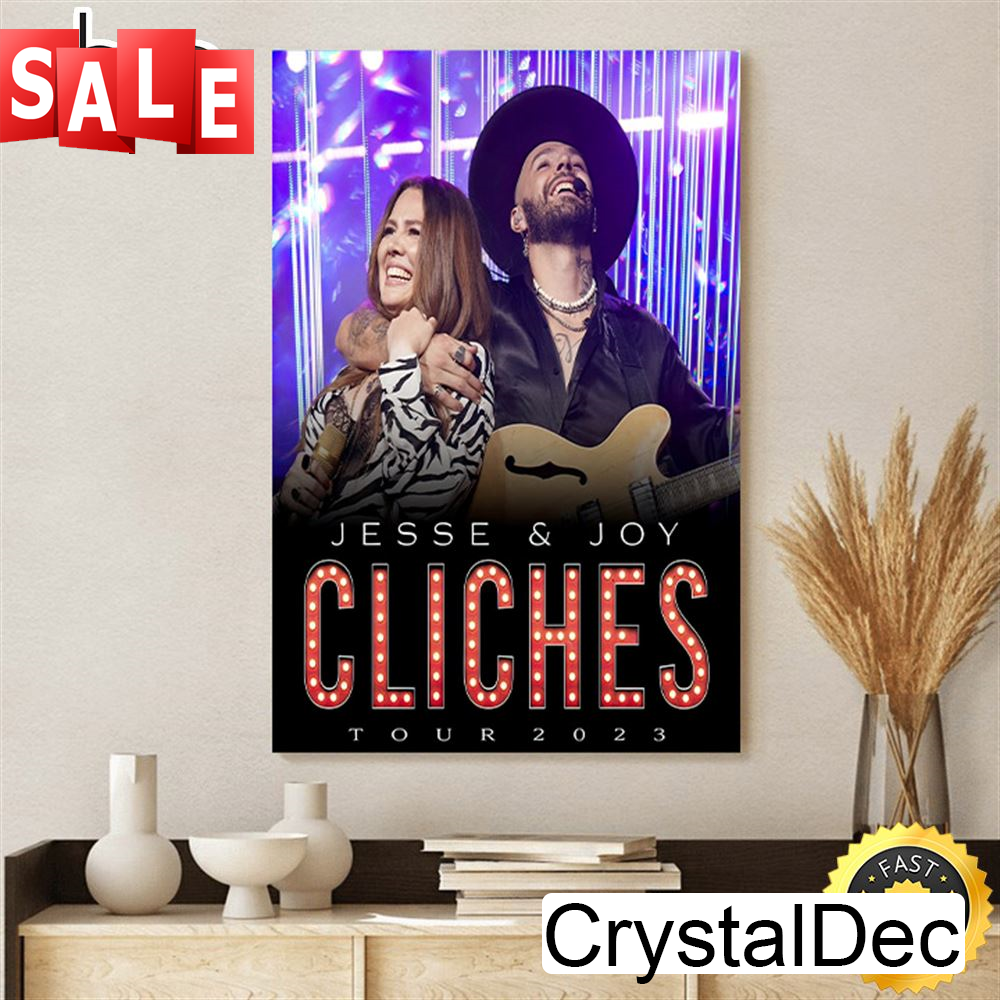 Jesse & Joy Us The Tour 2023 Music Poster Canvas.jpg