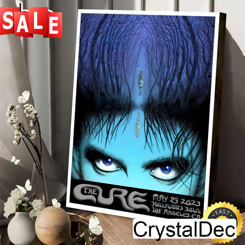 The Cure Los Angeles May 23 Tour 2023 Canvas Poster.jpg