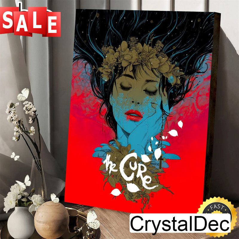 The Cure New Orleans May 11 Tour 2023 Poster Canvas.jpg