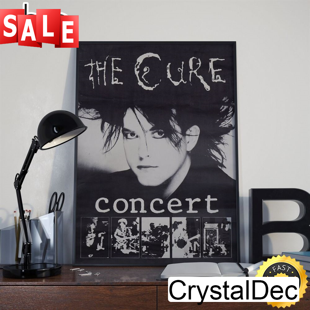 The Cure Poster, The Cure Tour 2023 Canvas Wall Art.jpg