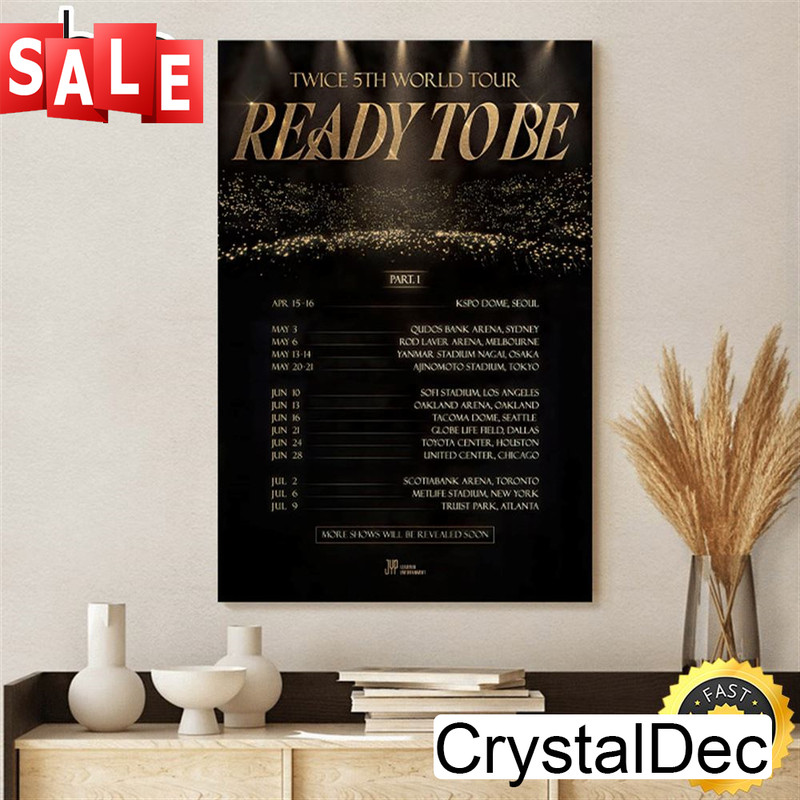 Twice Ready To Be 5th World Tour 2023 Poster Canvas.jpg