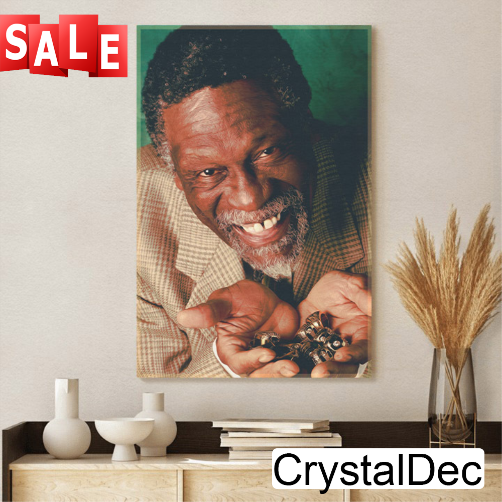 Bill Russell NBA Legend Boston Celtics Poster Canvas.jpg