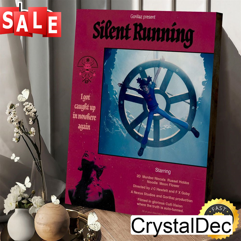 Gozillaz Present Silent Running Poster Canvas Poster.jpg