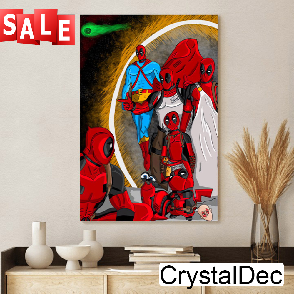Into the Pool-verse Deadpool 3 Fan Art Canvas Poster.jpg