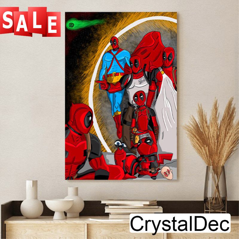 Into the Pool-verse Deadpool 3 Fan Art Canvas Poster.jpg