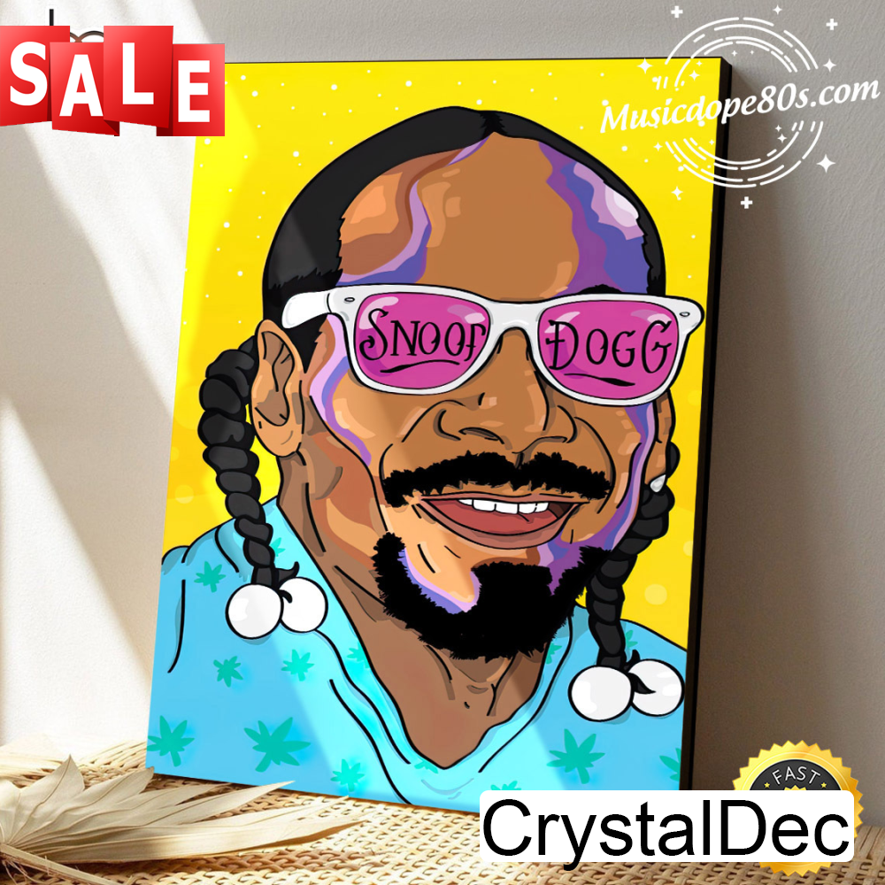 Snoop Dogg Vector Colorful Hip hop 90s Poster Canvas.jpg