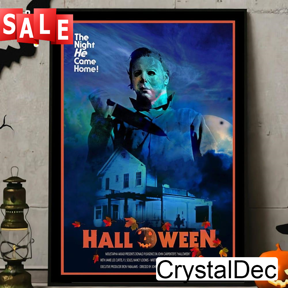 Halloween Horror Characters House Decor Poster Canvas.jpg