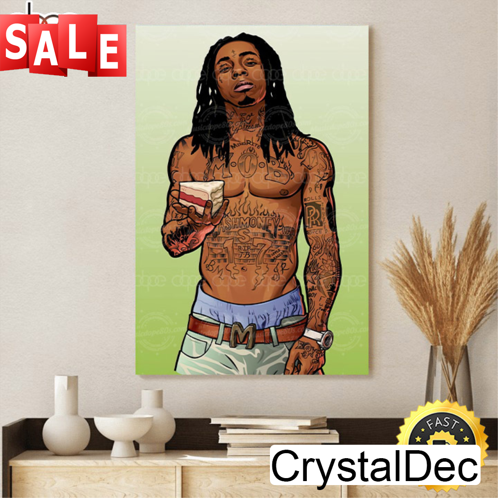 Lil Wayne I Got Cake Like Everyday My Birthday Canvas.jpg