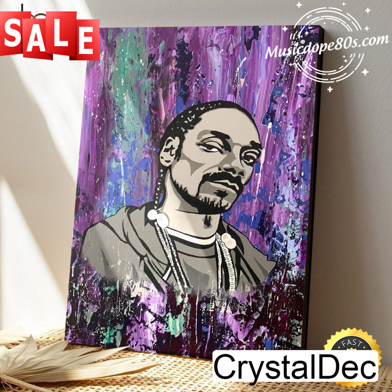 Snoop Dogg 80s Hip Hop Acrylic Artmusic Poster Canvas.jpg