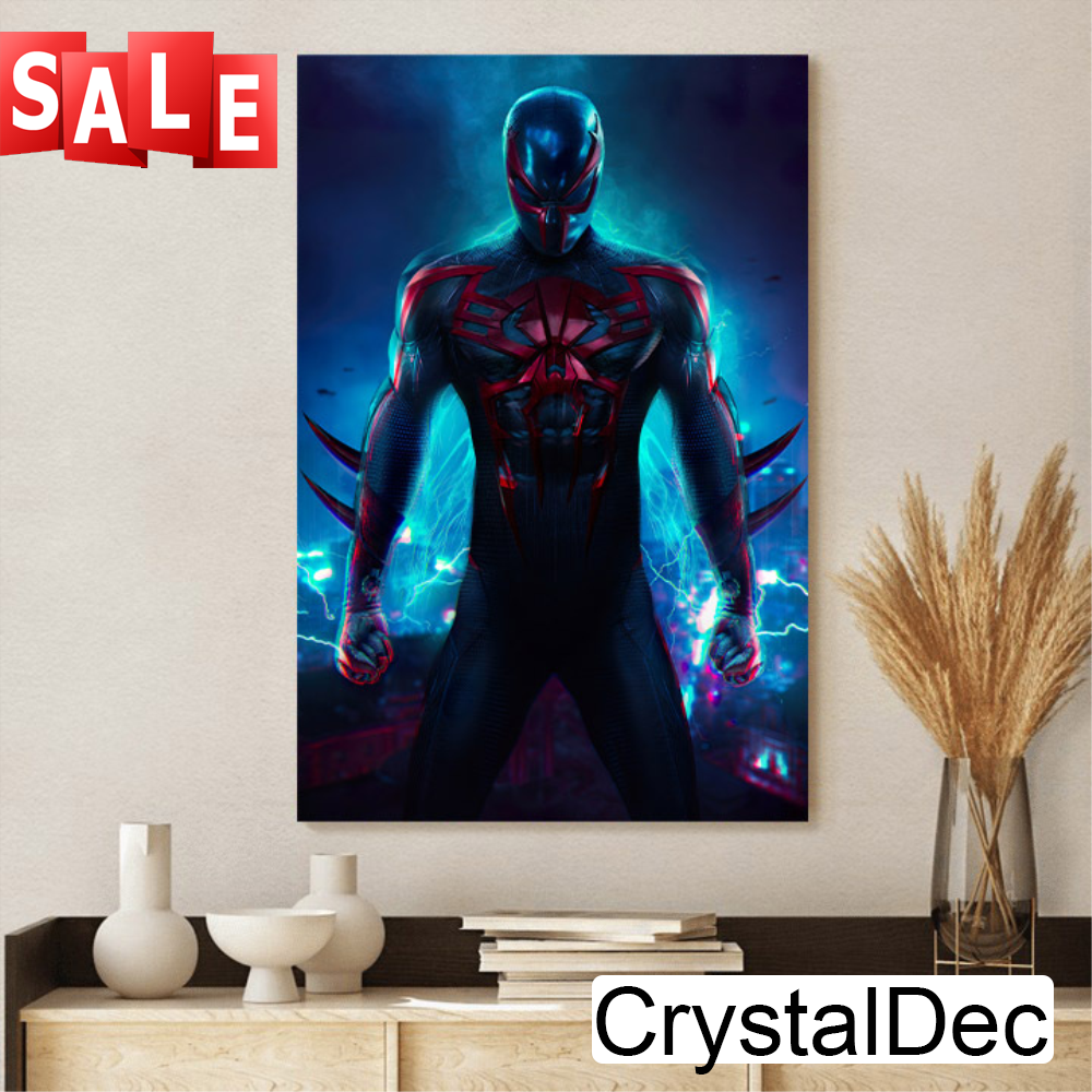 Spider Man 2099 – Miguel – Spider-Verse Canvas Poster.jpg