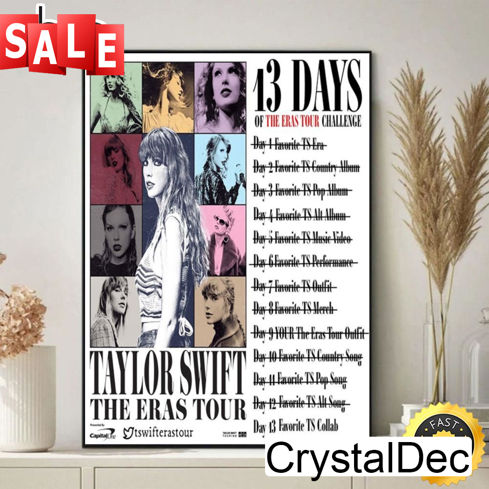 Taylor Swift Eras Tour Poster List Song Canvas Poster.jpg