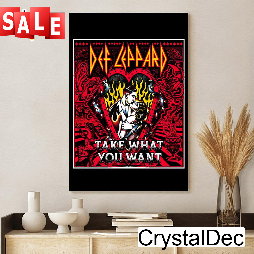 Def Leppard Tour 2022 Take What You Want Poster Canvas.jpg