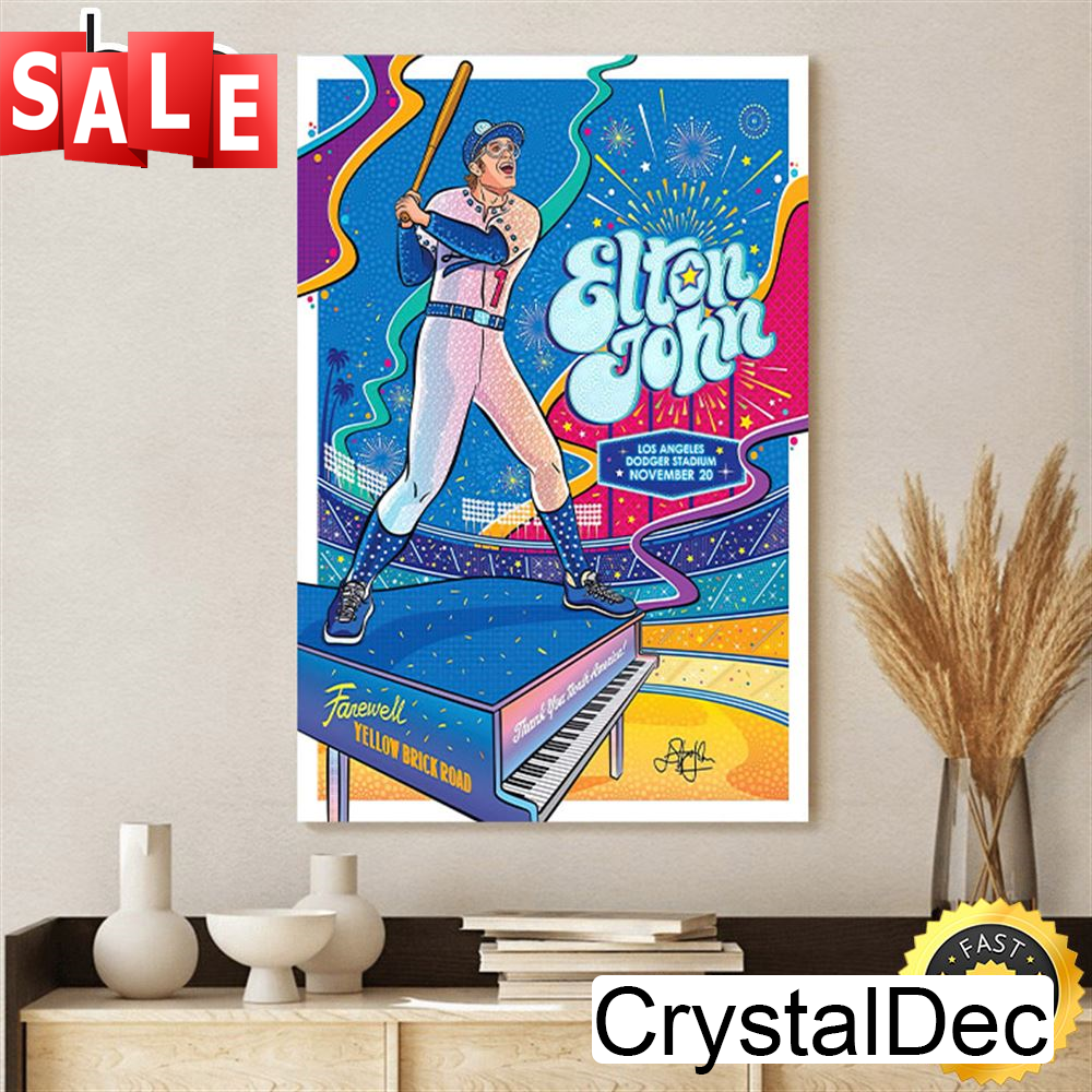 Elton John Tour 2022 November 20 Dodger Stadium Canvas.jpg