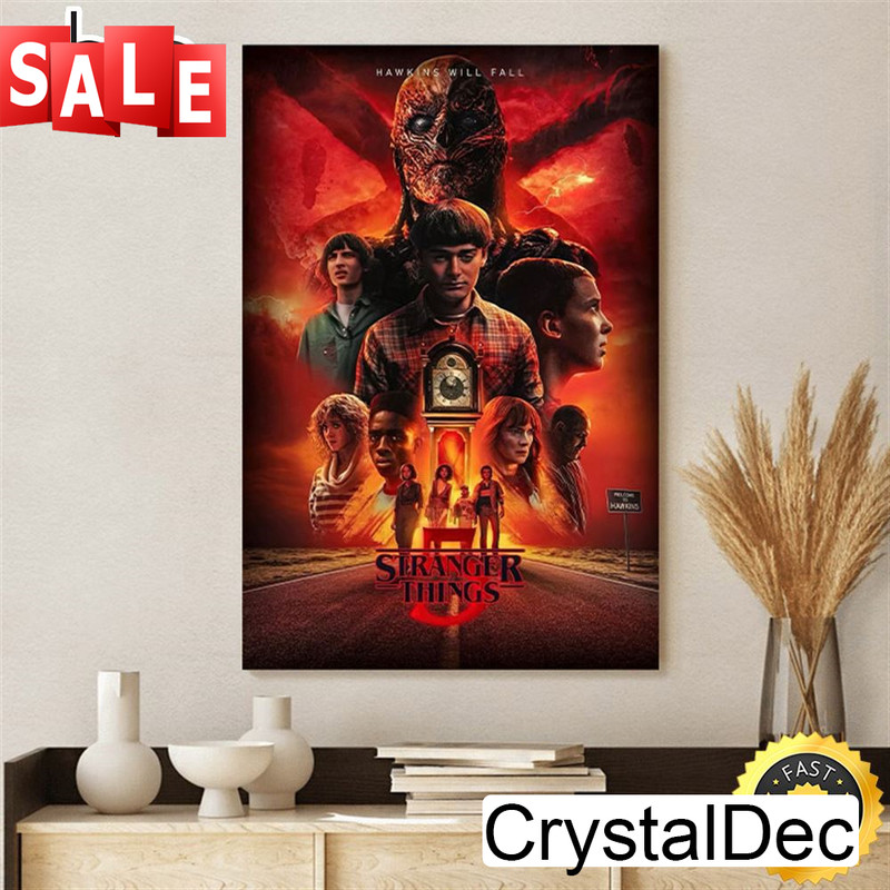Stranger Things Season 5 Poster Official 2024 Canvas 2.jpg