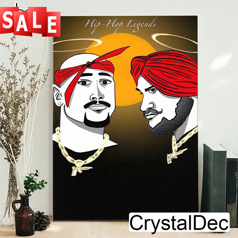 Sidhu Moose Wala and Tupac Shakur Hip Hop Legend Canvas.jpg