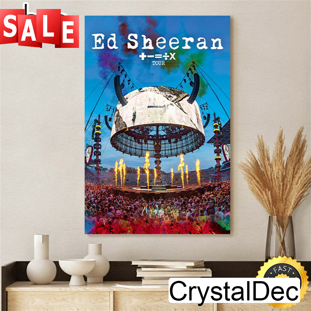 Ed Sheeran 2023 Australia & New Zealand Poster Canvas.jpg