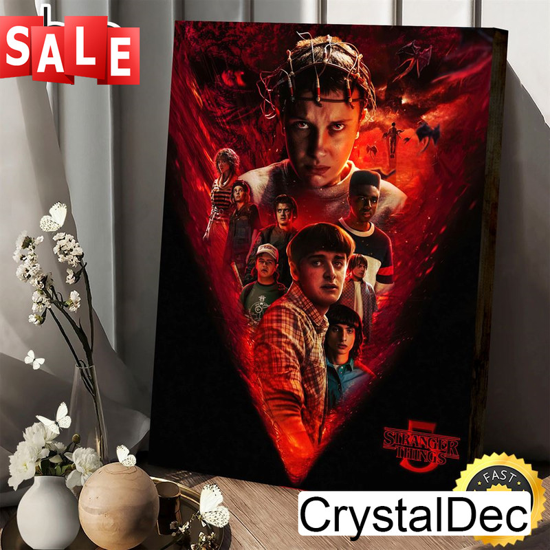 Stranger Things Final Season Coming Marvel Poster Canvas.jpg