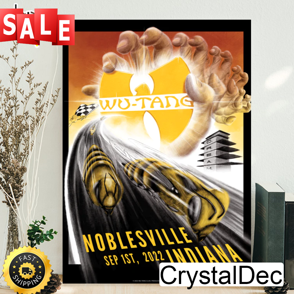 Wu-Tang Clan Noblesville September 1, 2022 Poster Canvas.png