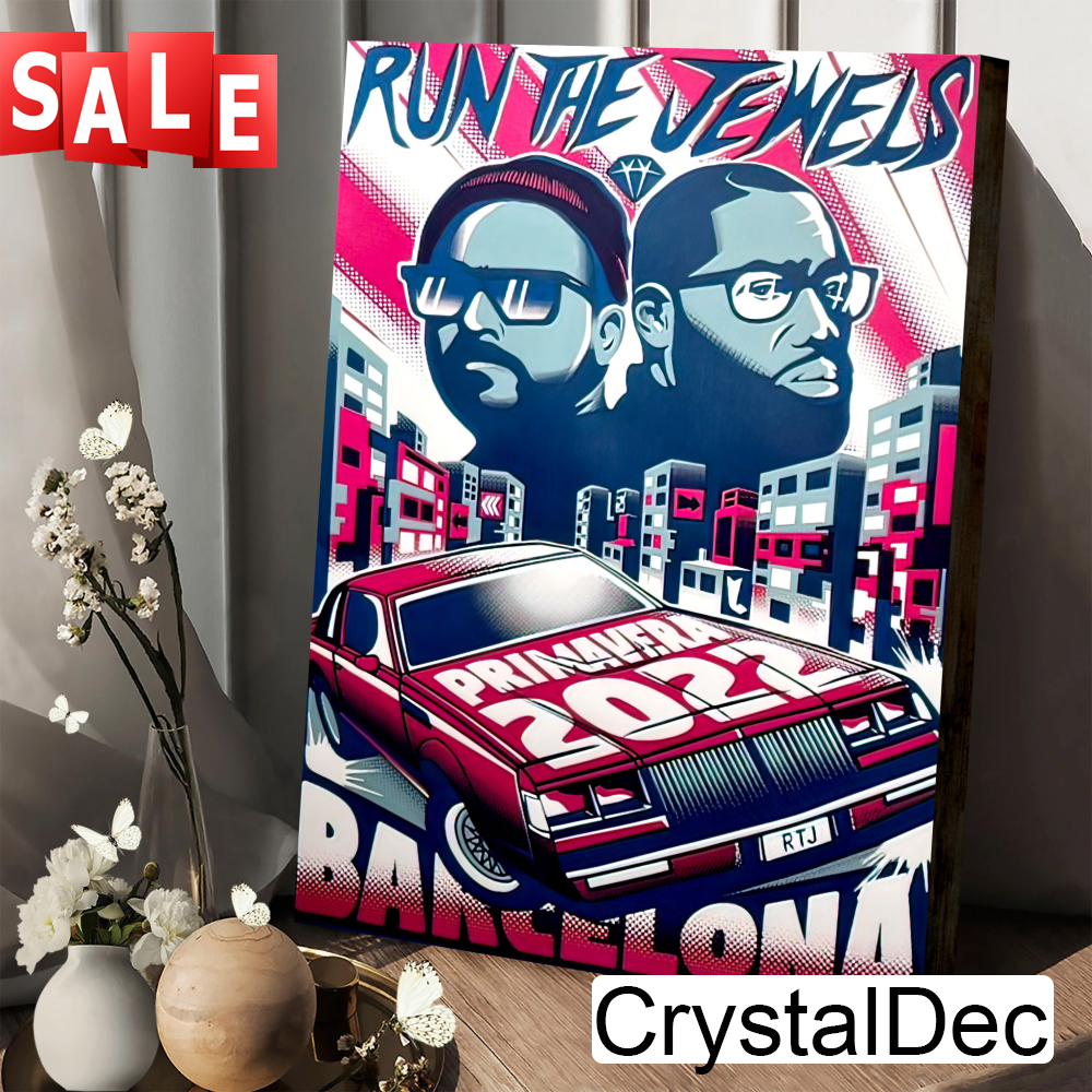 Run The Jewels Primavera Sound 22 Tour 2023 Poster Canvas.jpg