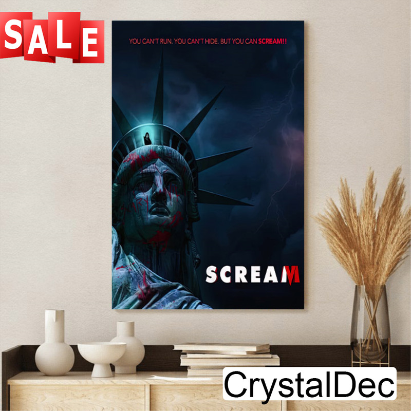 Scream VI You Can't Hide But You Can Scream Poster Canvas.jpg