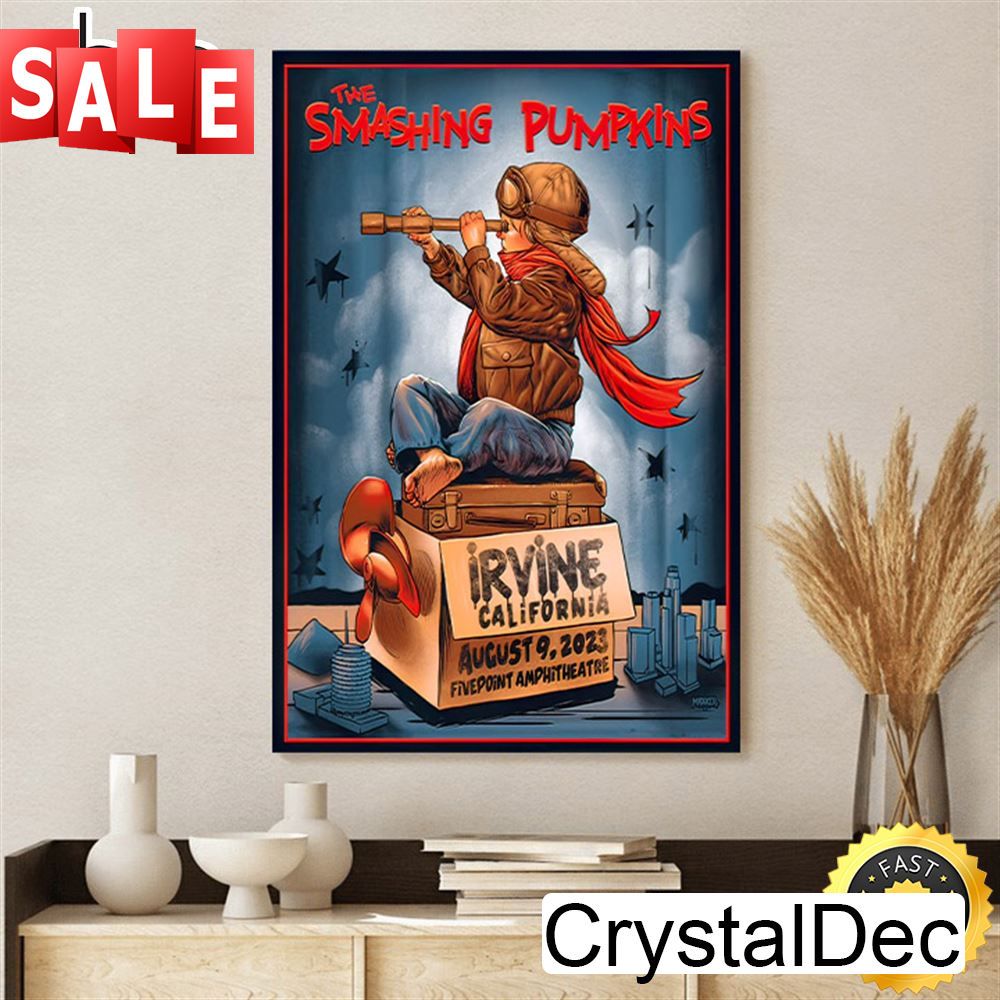 The Smashing Pumpkins Irvine August 9, 2023 Canvas Poster.jpg