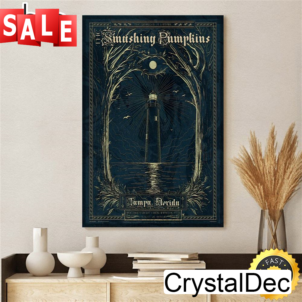 The Smashing Pumpkins Tampa August 20, 2023 Poster Canvas.jpg