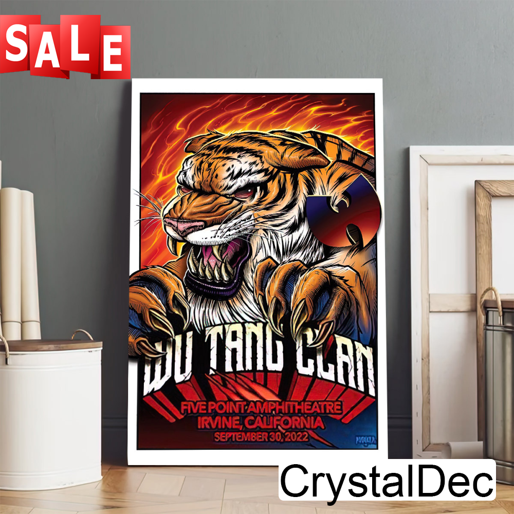 Wu-tang Clan New York State Of Mind Tour 2022 Fivepoint Ampitheatre Poster Canvas.jpg