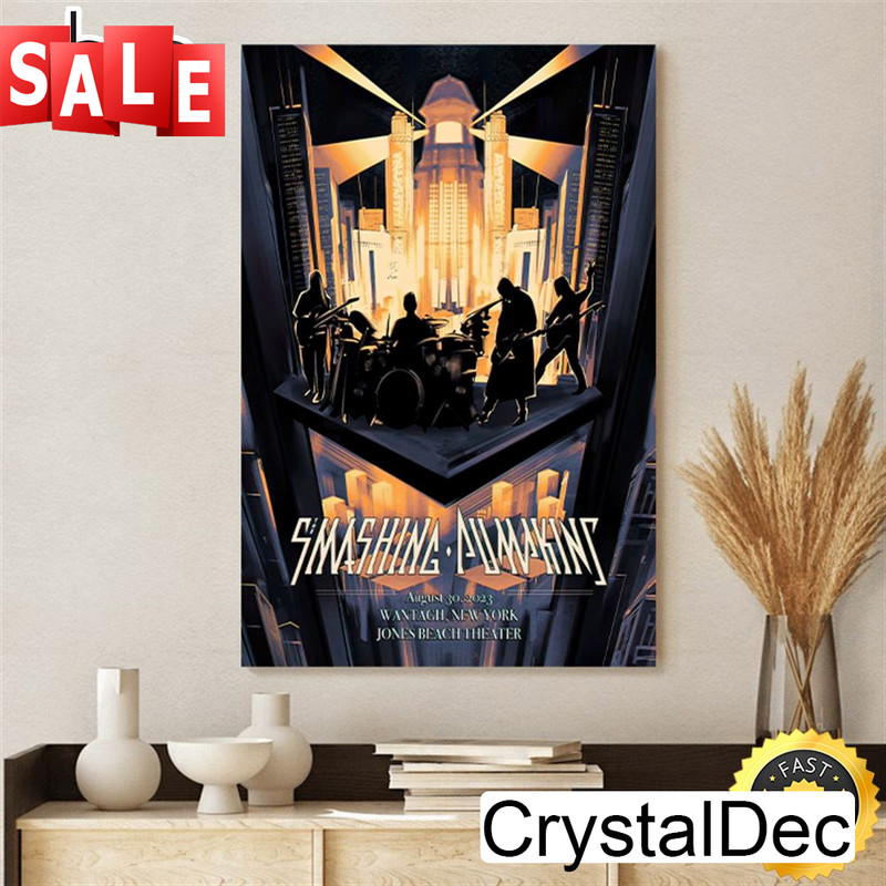 The Smashing Pumpkins Wantagh August 30, 2023 Poster & Setlist Trading Card Canvas.jpg