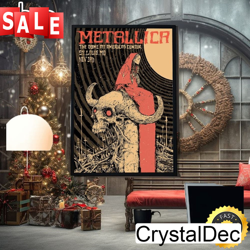 Metallica Tonight In St Louis The Dome At America Center M72 World Tour Nov 3rd Canvas.jpg