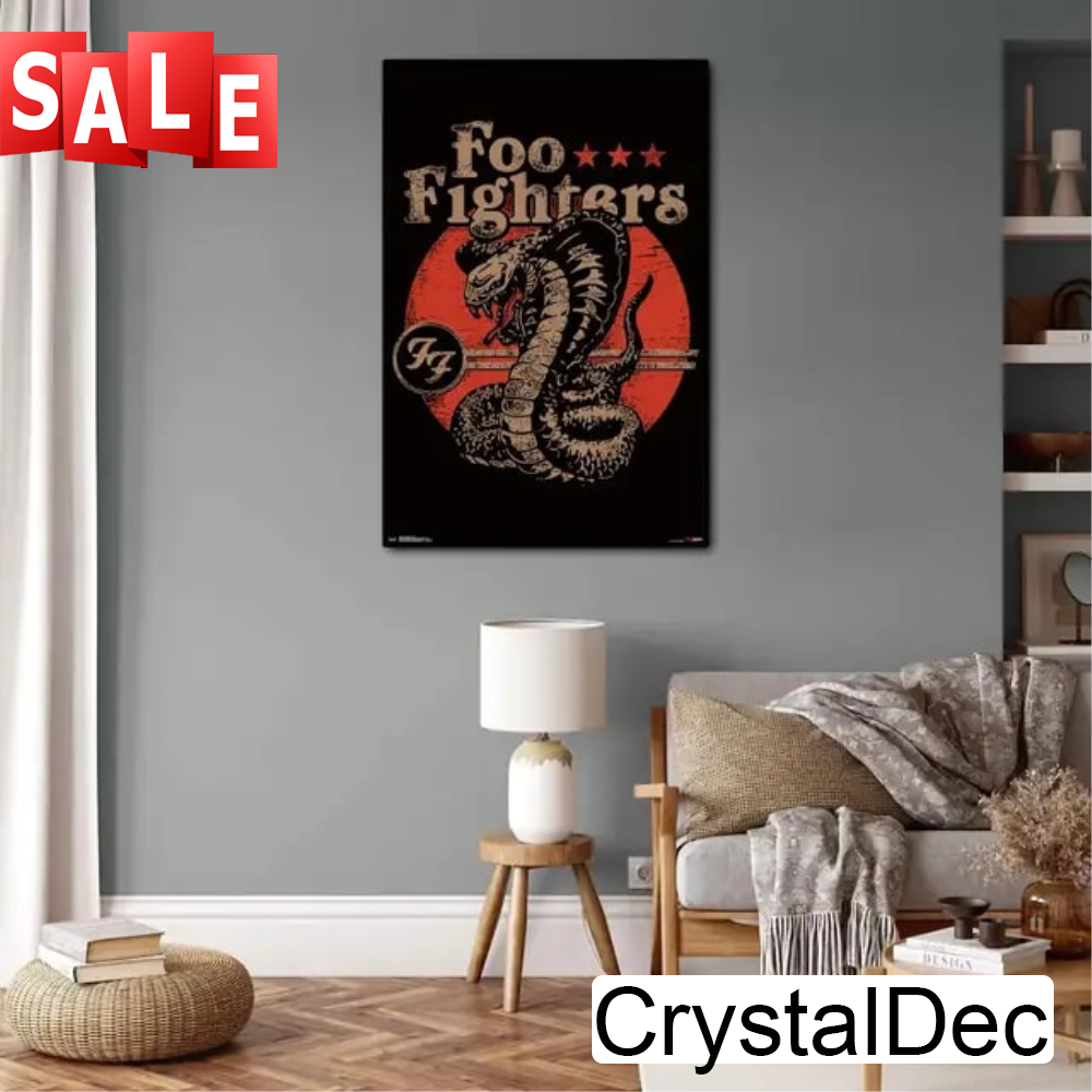 Foo Fighters Poster Decorative Painting Canvas Poster Gift Wall Art Living Room Posters.jpg