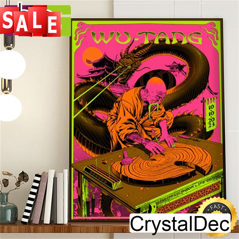 Wu Tang Clan Winnipeg Canada At Life Center On October 10th 2023 Home Decor Poster Canvas.jpg