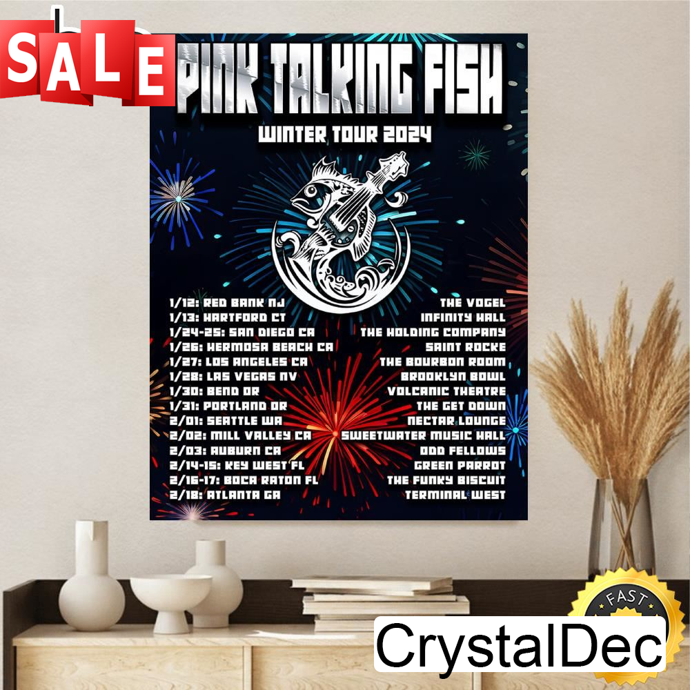 Pink Talking Fish 2023 Spring Tour Dark Side Of The Moon 50th Anniversary Celebration Canvas.jpg