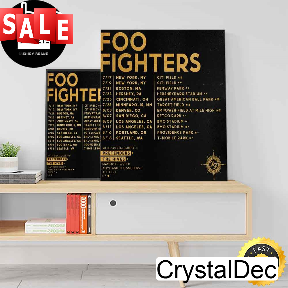 Foo Fighters The First 2024 Us Shows Everything Or Nothing At All Tour Fan Gifts Home Decor Canvas.jpg