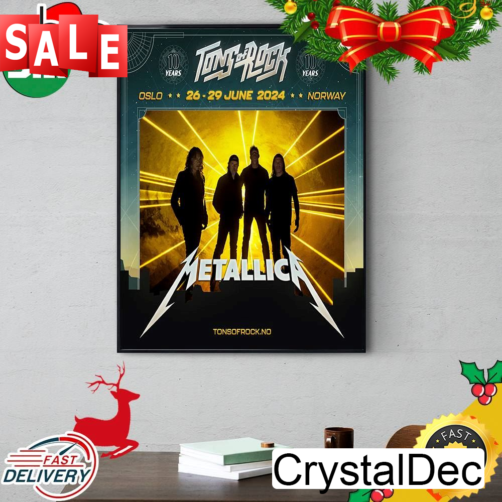 10 Years Anniversary Tons Of Rock In Oslo Norway On June 26 2024 Four Days With Metallica Postes Canvas.jpg